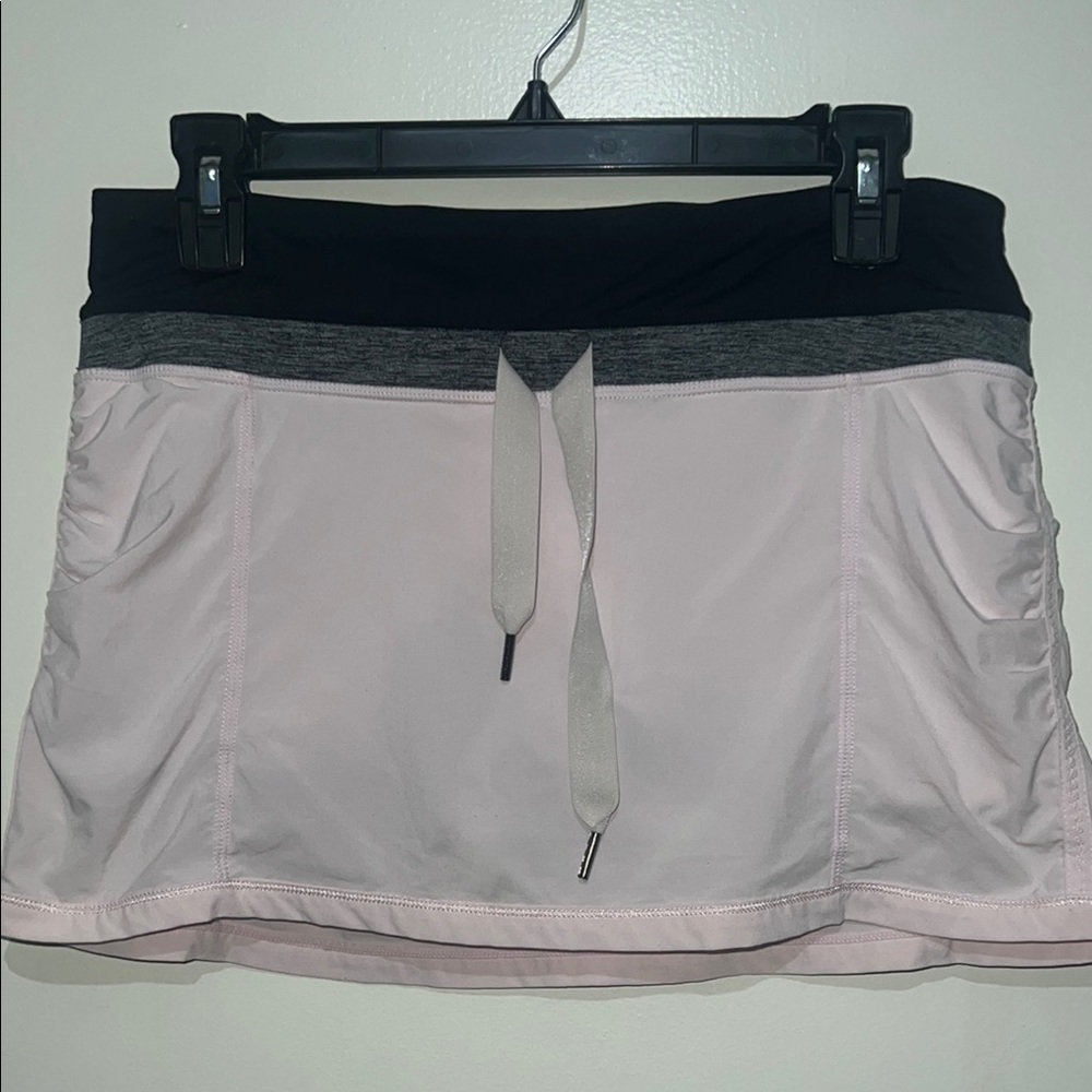 lululemon athletica Pink and Black Skirt